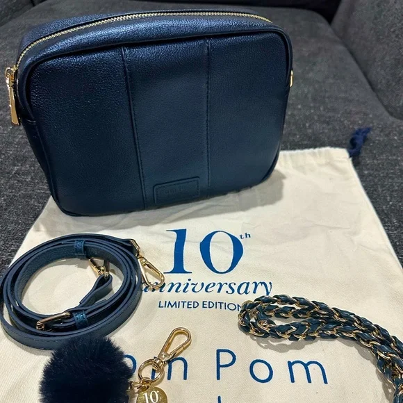 Pom Pom London Sapphire 10th Anniversary City Bag - Limited Edition - Picture 1 of 3